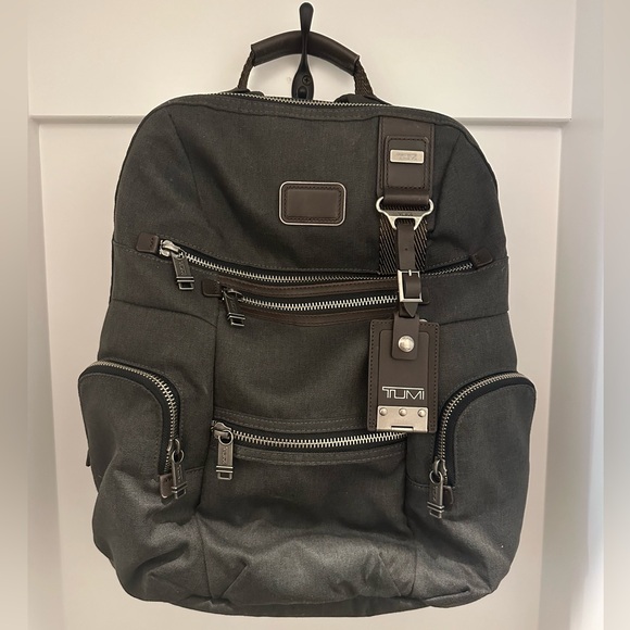 tumi backpack nathan Brushed Blue 125372-4045 0232693BBL De Santis and style TUMI Alpha Bravo Nathan Expandable
